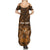 Personalized Cyprus Summer Maxi Dress The Cypriot Mouflon With Coat Of Arms - Wonder Print Shop