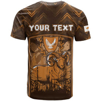 Personalized Cyprus T Shirt The Cypriot Mouflon With Coat Of Arms - Wonder Print Shop