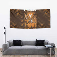 Cyprus Tapestry The Cypriot Mouflon With Coat Of Arms - Wonder Print Shop