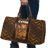Cyprus Travel Bag The Cypriot Mouflon With Coat Of Arms - Wonder Print Shop