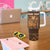 Personalized Cyprus Tumbler With Handle The Cypriot Mouflon With Coat Of Arms - Wonder Print Shop