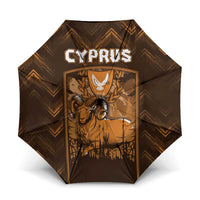 Cyprus Umbrella The Cypriot Mouflon With Coat Of Arms - Wonder Print Shop