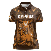Personalized Cyprus Women Polo Shirt The Cypriot Mouflon With Coat Of Arms - Wonder Print Shop
