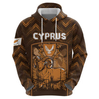 Personalized Cyprus Zip Hoodie The Cypriot Mouflon With Coat Of Arms - Wonder Print Shop