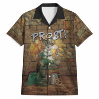 Oktoberfest Wolpertinger Hawaiian Shirt Prost Beer Horned Rabbit Pretzel Barrel