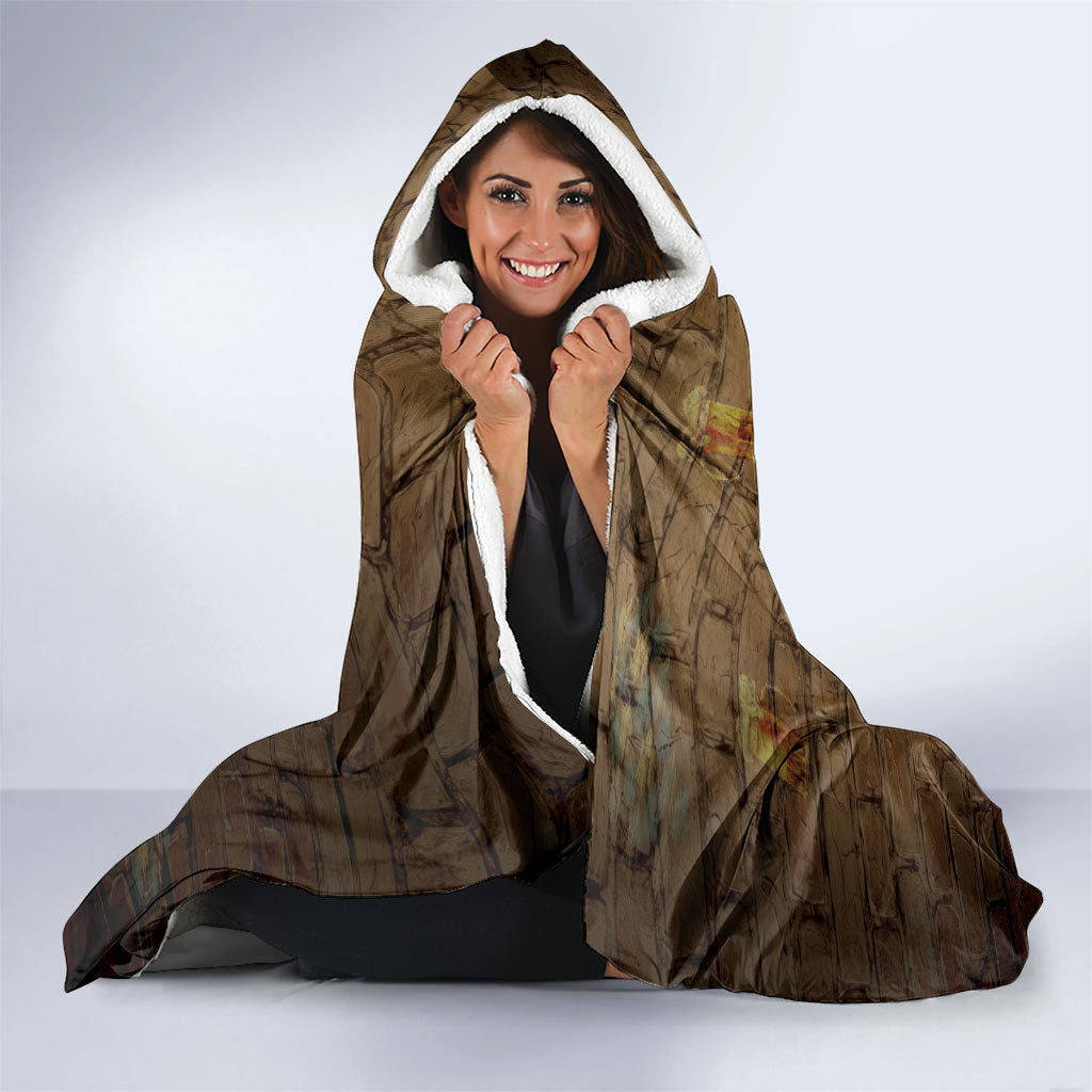 Oktoberfest Wolpertinger Hooded Blanket Prost Beer Horned Rabbit Pretzel Barrel