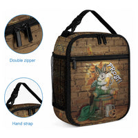Oktoberfest Wolpertinger Lunch Bag Prost Beer Horned Rabbit Pretzel Barrel