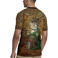 Oktoberfest Wolpertinger Rugby Jersey Prost Beer Horned Rabbit Pretzel Barrel