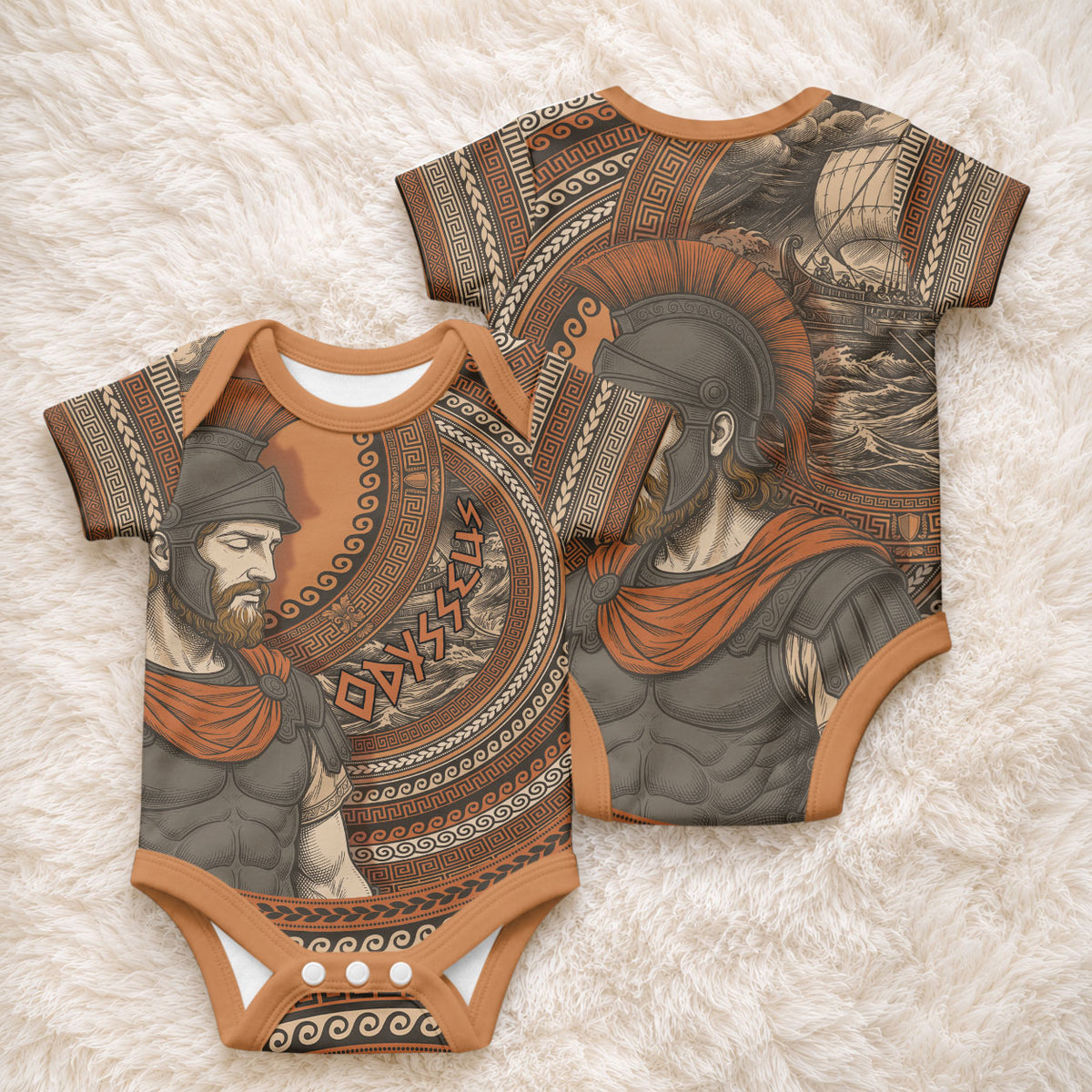 Ancient Greek Mythology Baby Onesie Odysseus King Of Ithaca