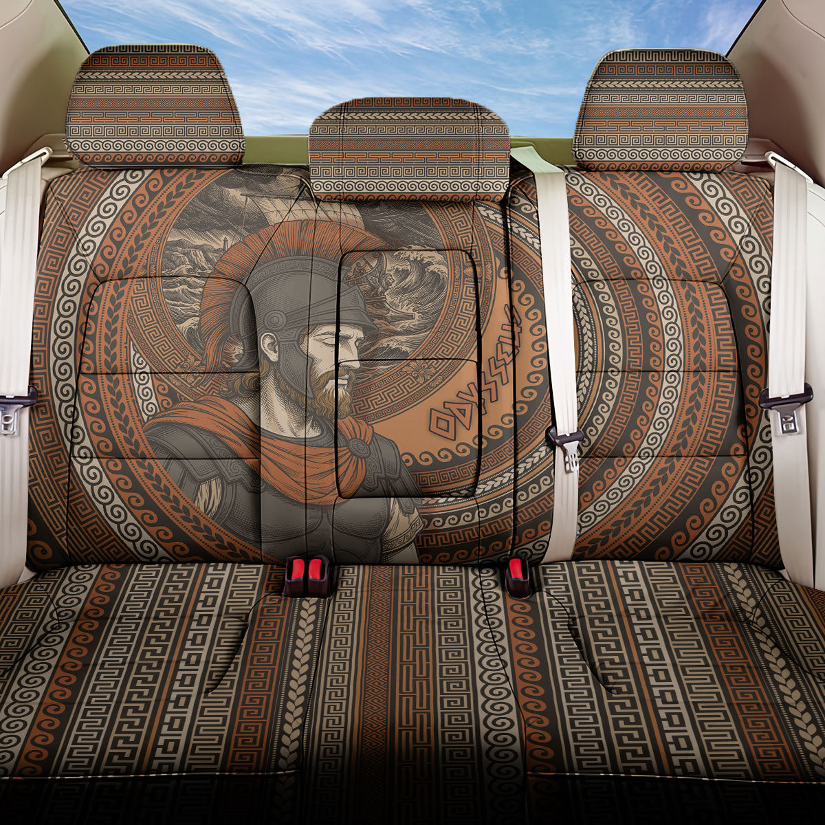 Ancient Greek Mythology Back Car Seat Cover Odysseus King Of Ithaca