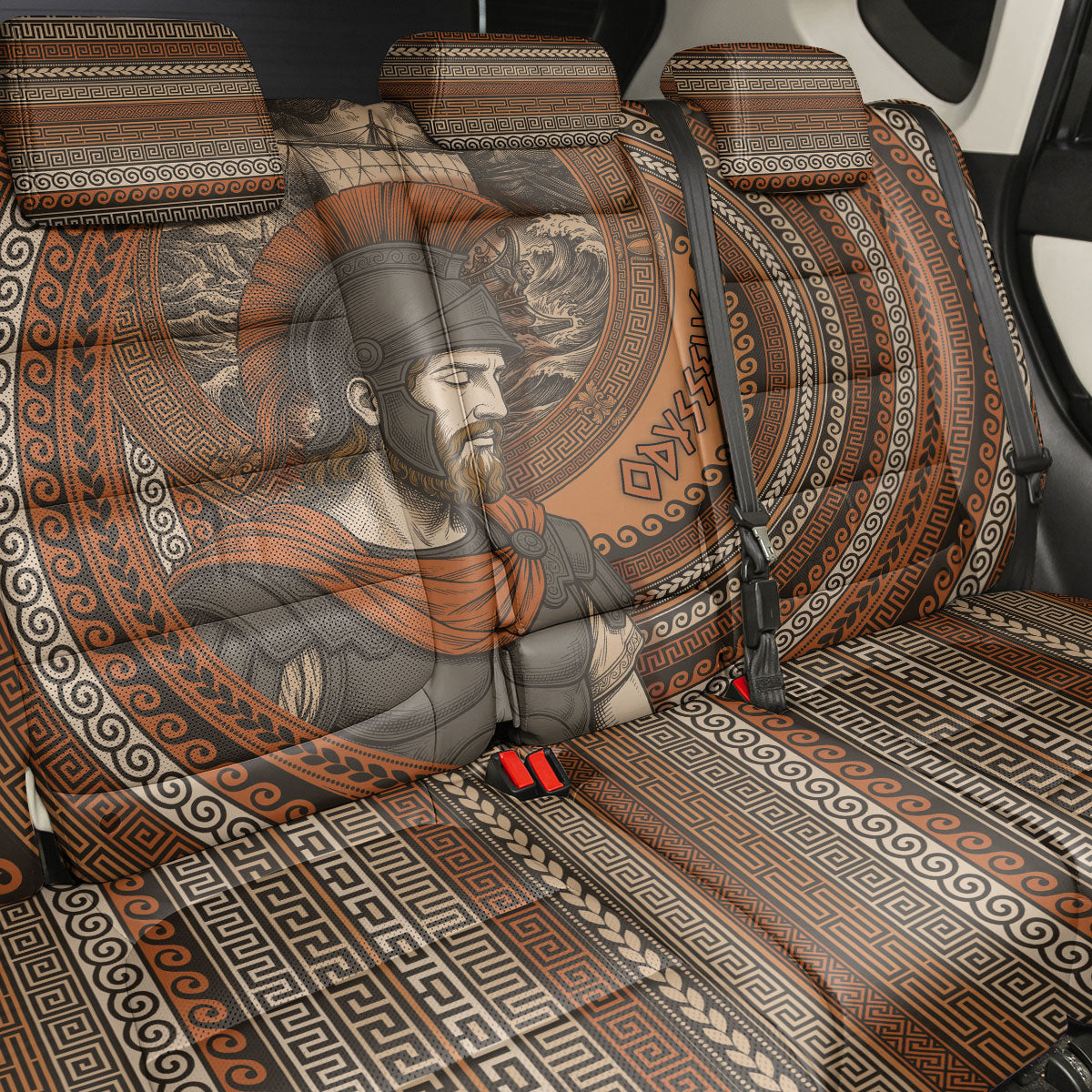 Ancient Greek Mythology Back Car Seat Cover Odysseus King Of Ithaca