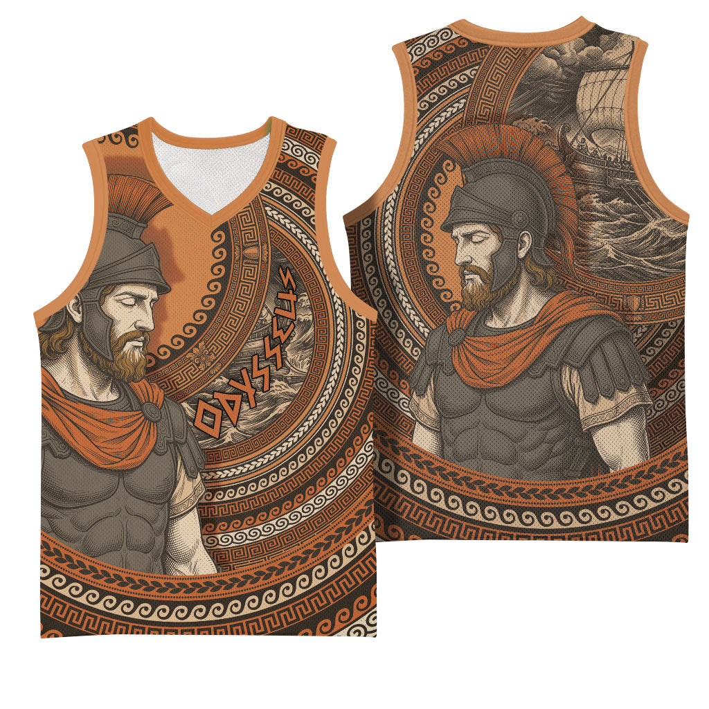 Ancient Greek Mythology Basketball Jersey Odysseus King Of Ithaca