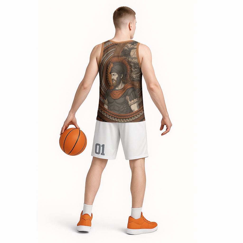 Ancient Greek Mythology Basketball Jersey Odysseus King Of Ithaca