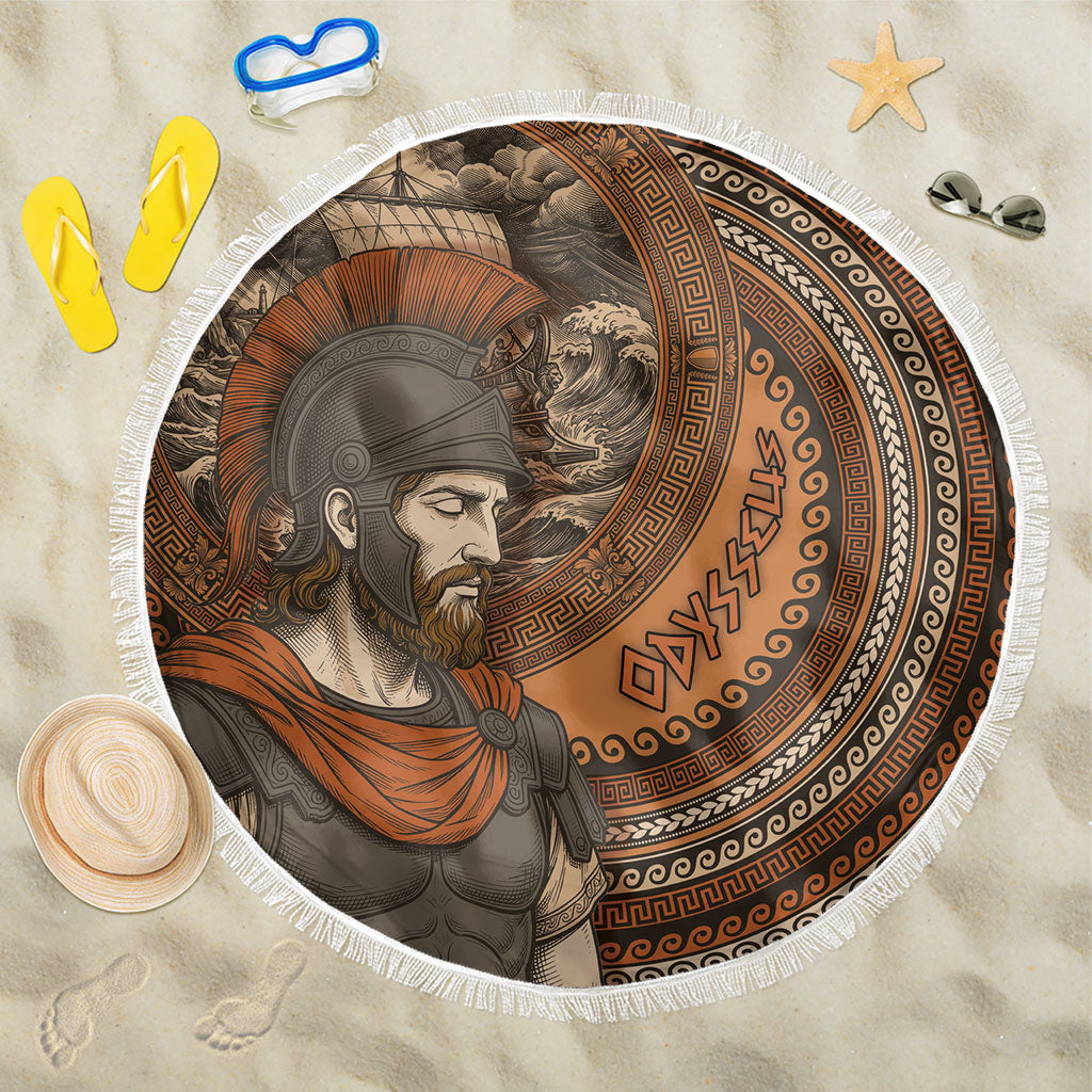 Ancient Greek Mythology Beach Blanket Odysseus King Of Ithaca