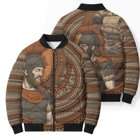 Ancient Greek Mythology Bomber Puffer Jacket Odysseus King Of Ithaca