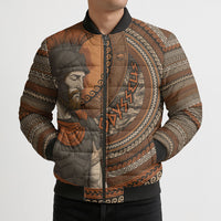 Ancient Greek Mythology Bomber Puffer Jacket Odysseus King Of Ithaca