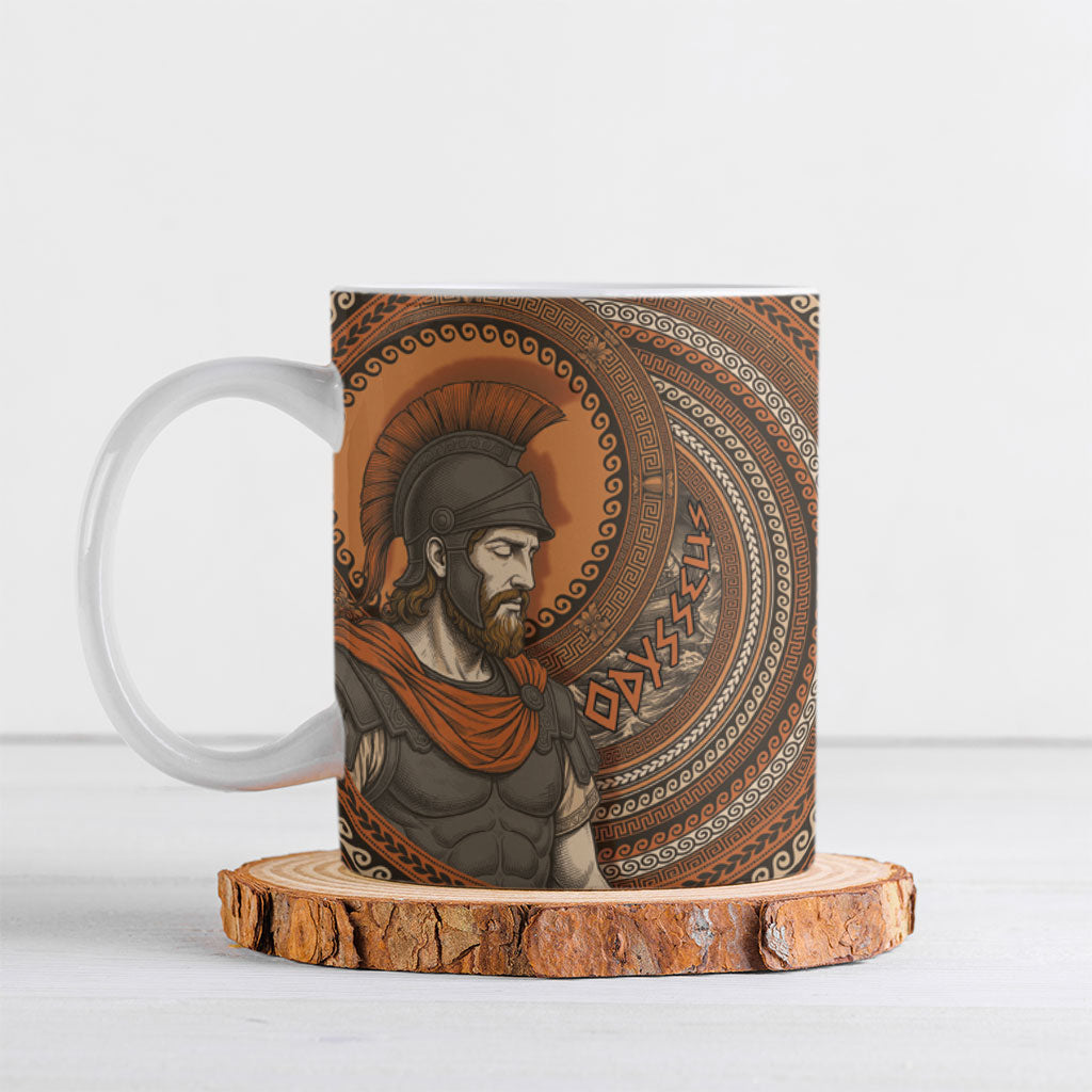 Ancient Greek Mythology Ceramic Mug Odysseus King Of Ithaca