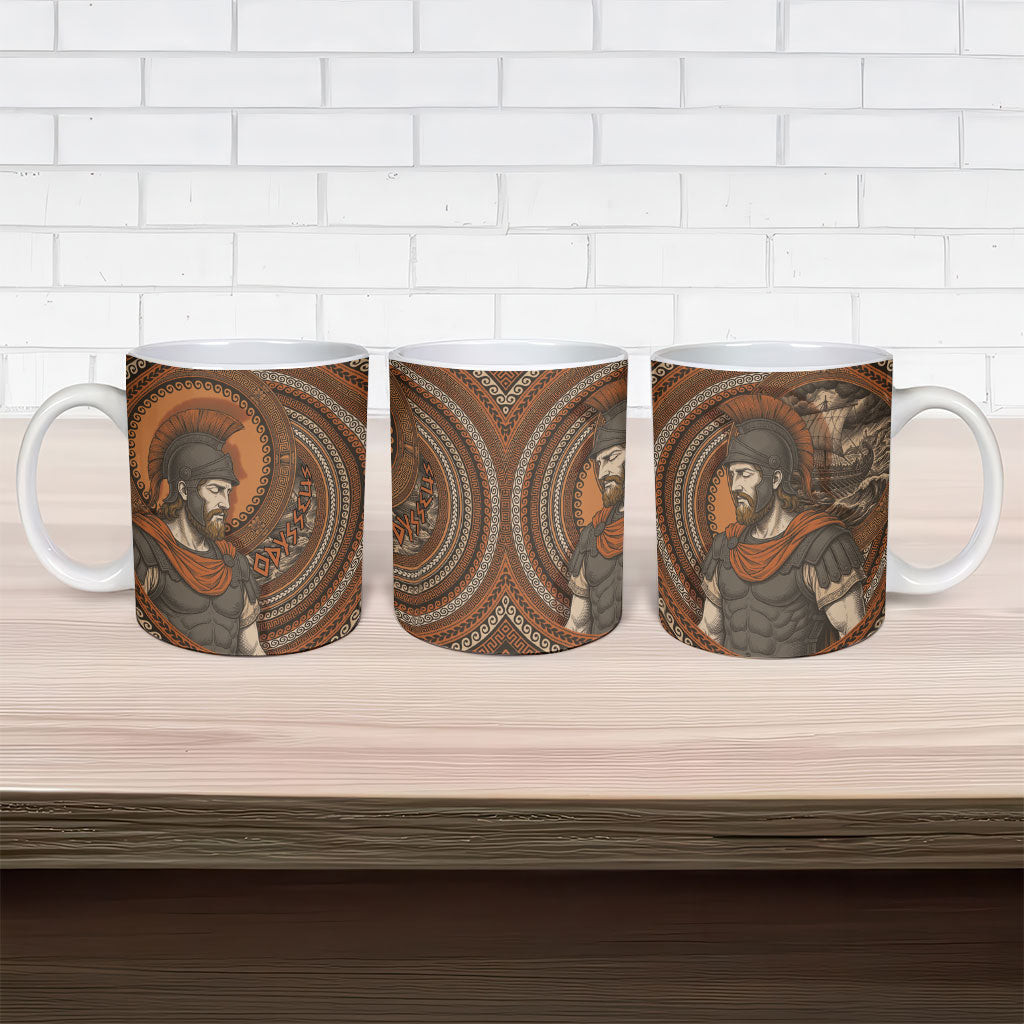 Ancient Greek Mythology Ceramic Mug Odysseus King Of Ithaca