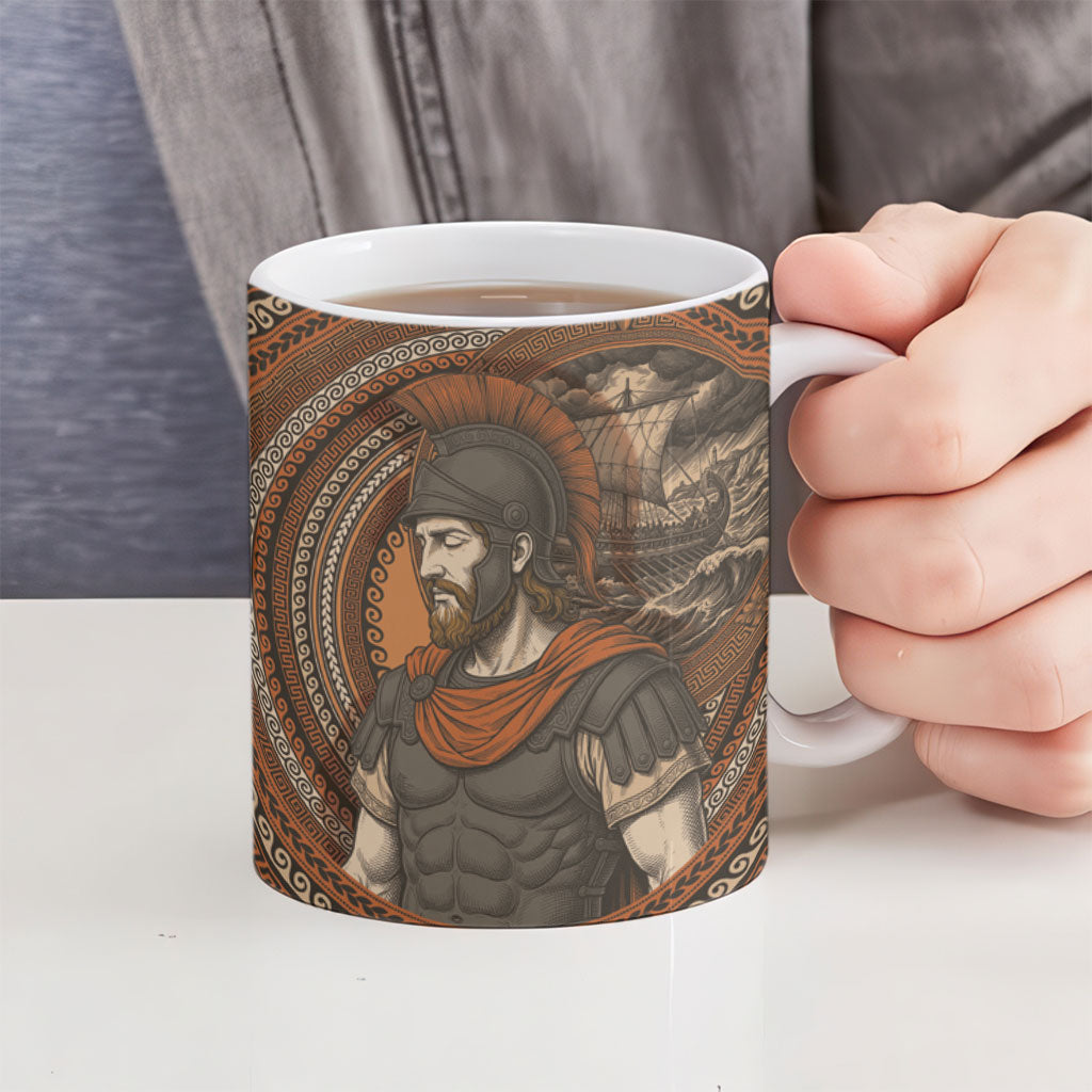 Ancient Greek Mythology Ceramic Mug Odysseus King Of Ithaca