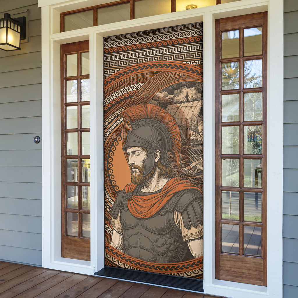 Ancient Greek Mythology Door Cover Odysseus King Of Ithaca