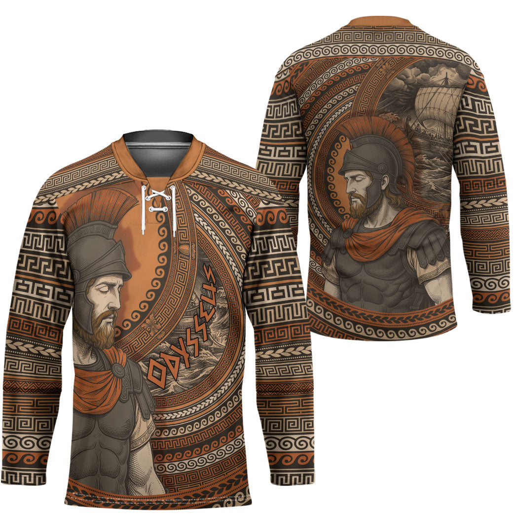 Ancient Greek Mythology Hockey Jersey Odysseus King Of Ithaca