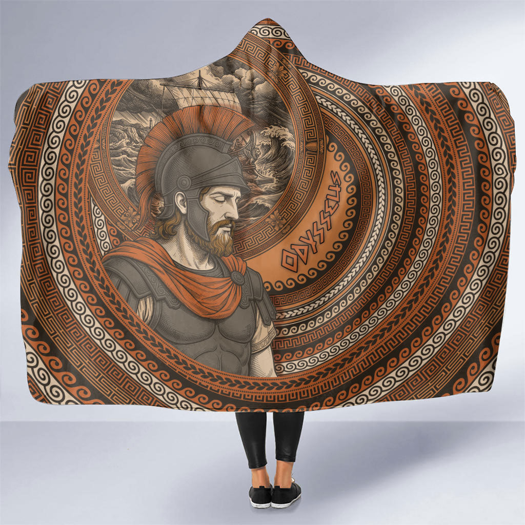 Ancient Greek Mythology Hooded Blanket Odysseus King Of Ithaca