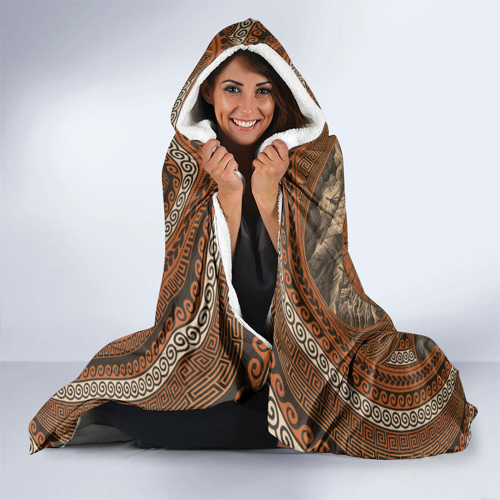 Ancient Greek Mythology Hooded Blanket Odysseus King Of Ithaca