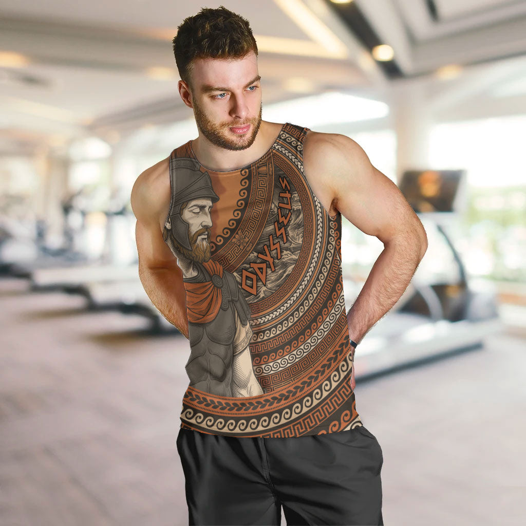 Ancient Greek Mythology Men Tank Top Odysseus King Of Ithaca
