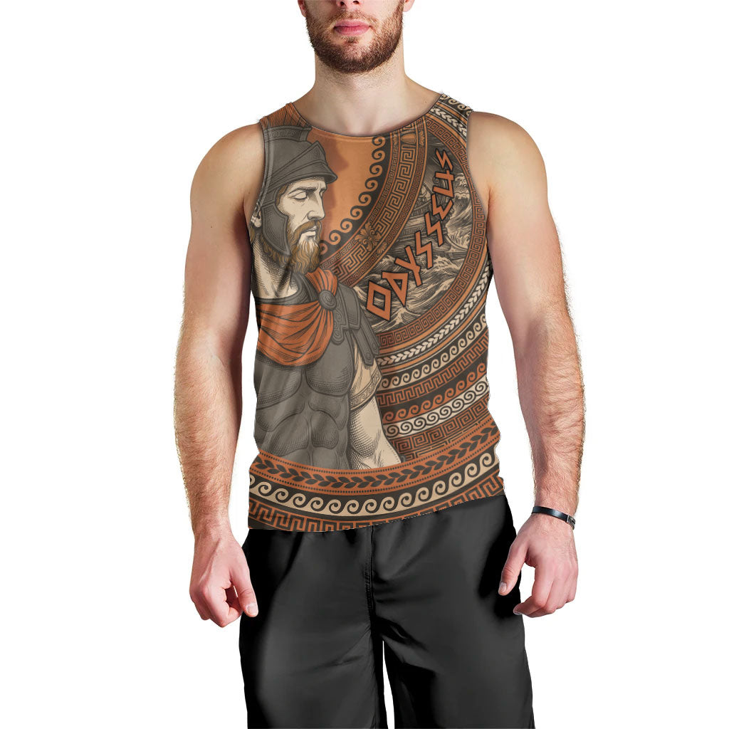 Ancient Greek Mythology Men Tank Top Odysseus King Of Ithaca