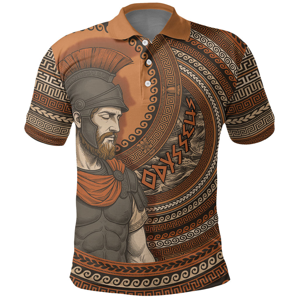 Ancient Greek Mythology Polo Shirt Odysseus King Of Ithaca