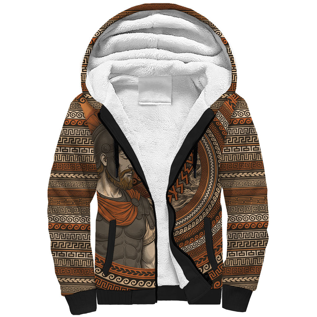Ancient Greek Mythology Sherpa Hoodie Odysseus King Of Ithaca