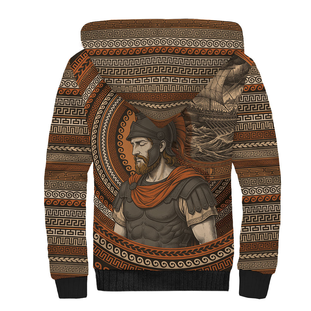 Ancient Greek Mythology Sherpa Hoodie Odysseus King Of Ithaca