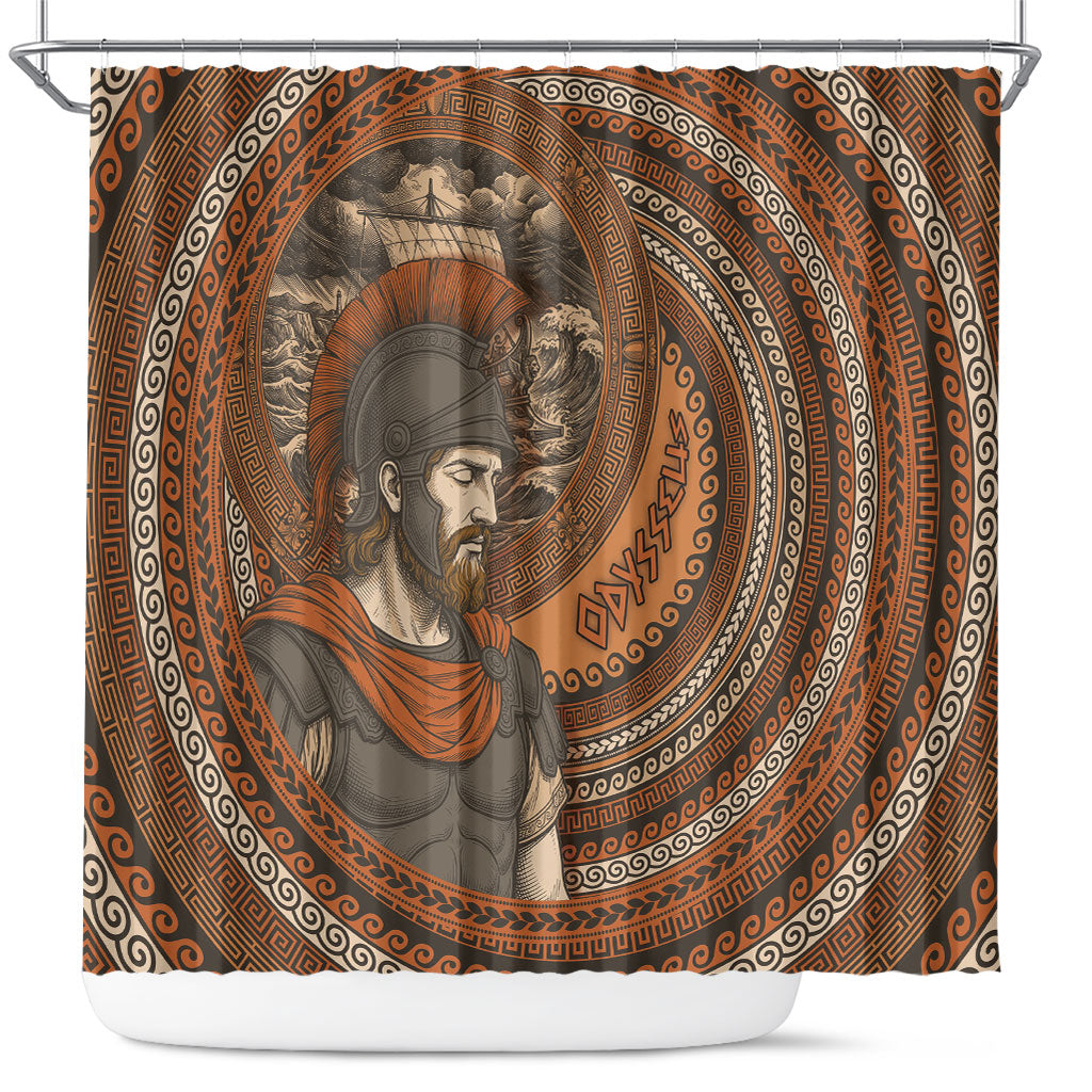 Ancient Greek Mythology Shower Curtain Odysseus King Of Ithaca