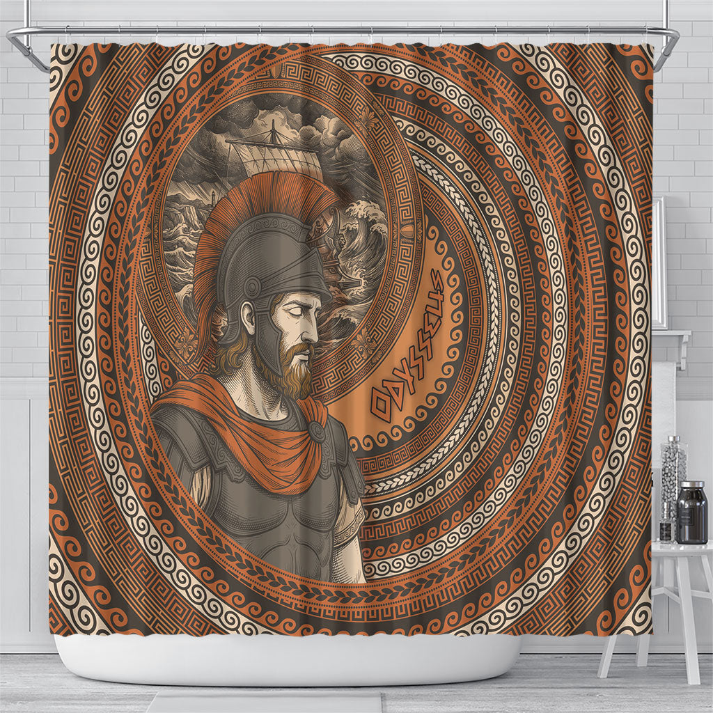 Ancient Greek Mythology Shower Curtain Odysseus King Of Ithaca