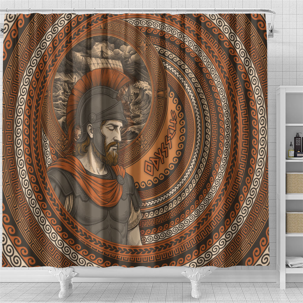 Ancient Greek Mythology Shower Curtain Odysseus King Of Ithaca