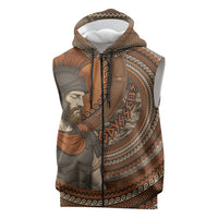 Ancient Greek Mythology Sleeveless Zip Hoodie Odysseus King Of Ithaca