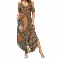 Ancient Greek Mythology Summer Maxi Dress Odysseus King Of Ithaca