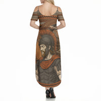 Ancient Greek Mythology Summer Maxi Dress Odysseus King Of Ithaca