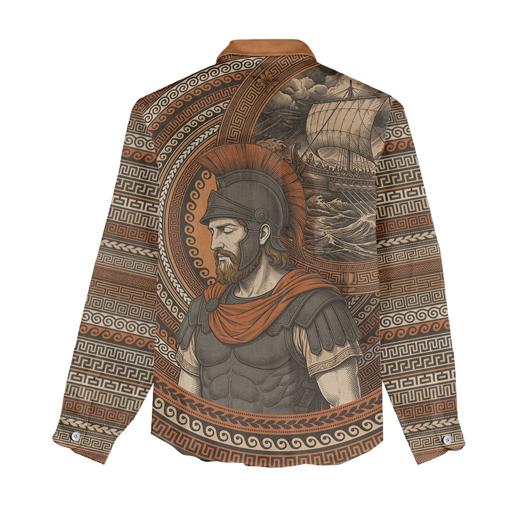 Ancient Greek Mythology Women Casual Shirt Odysseus King Of Ithaca