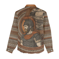 Ancient Greek Mythology Women Casual Shirt Odysseus King Of Ithaca