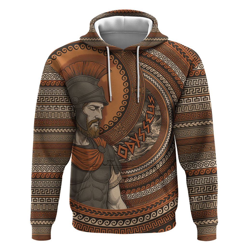 Ancient Greek Mythology Zip Hoodie Odysseus King Of Ithaca