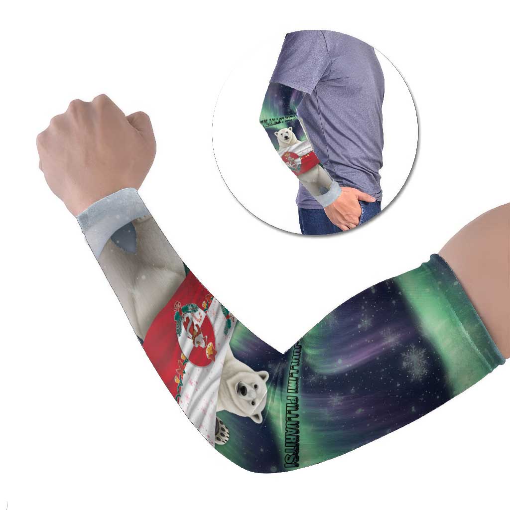 Greenland Christmas Arm Sleeves Juullimi Pilluaritsi - Wonder Print Shop
