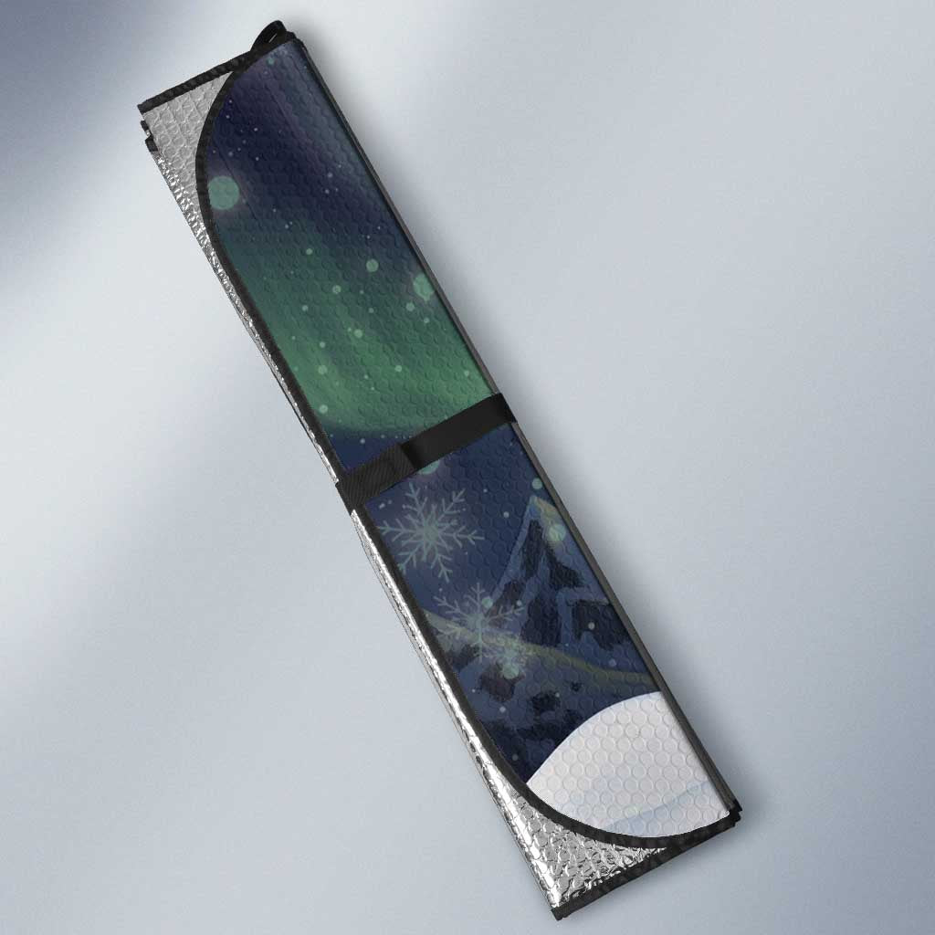 Greenland Christmas Auto Sun Shade Juullimi Pilluaritsi - Wonder Print Shop