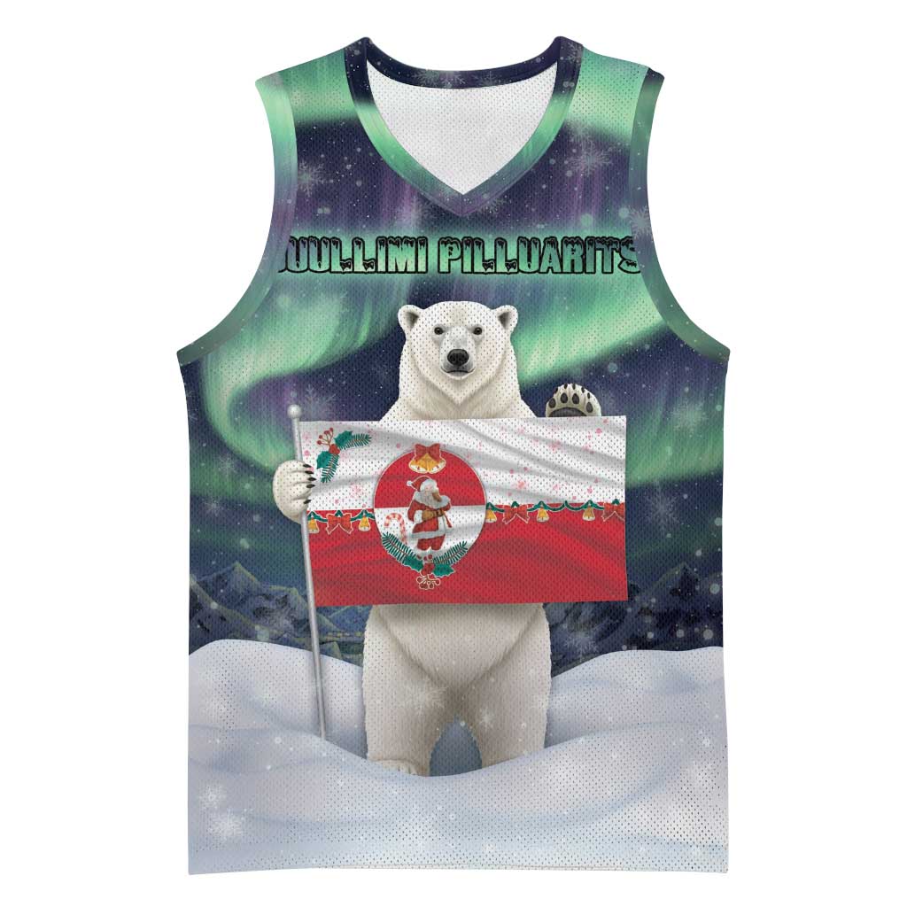 Greenland Christmas Basketball Jersey Juullimi Pilluaritsi - Wonder Print Shop