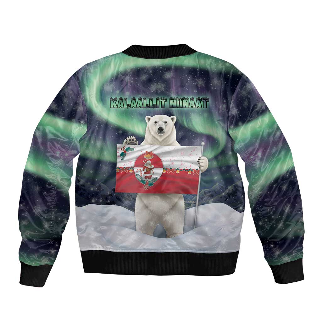 Greenland Christmas Bomber Jacket Juullimi Pilluaritsi - Wonder Print Shop