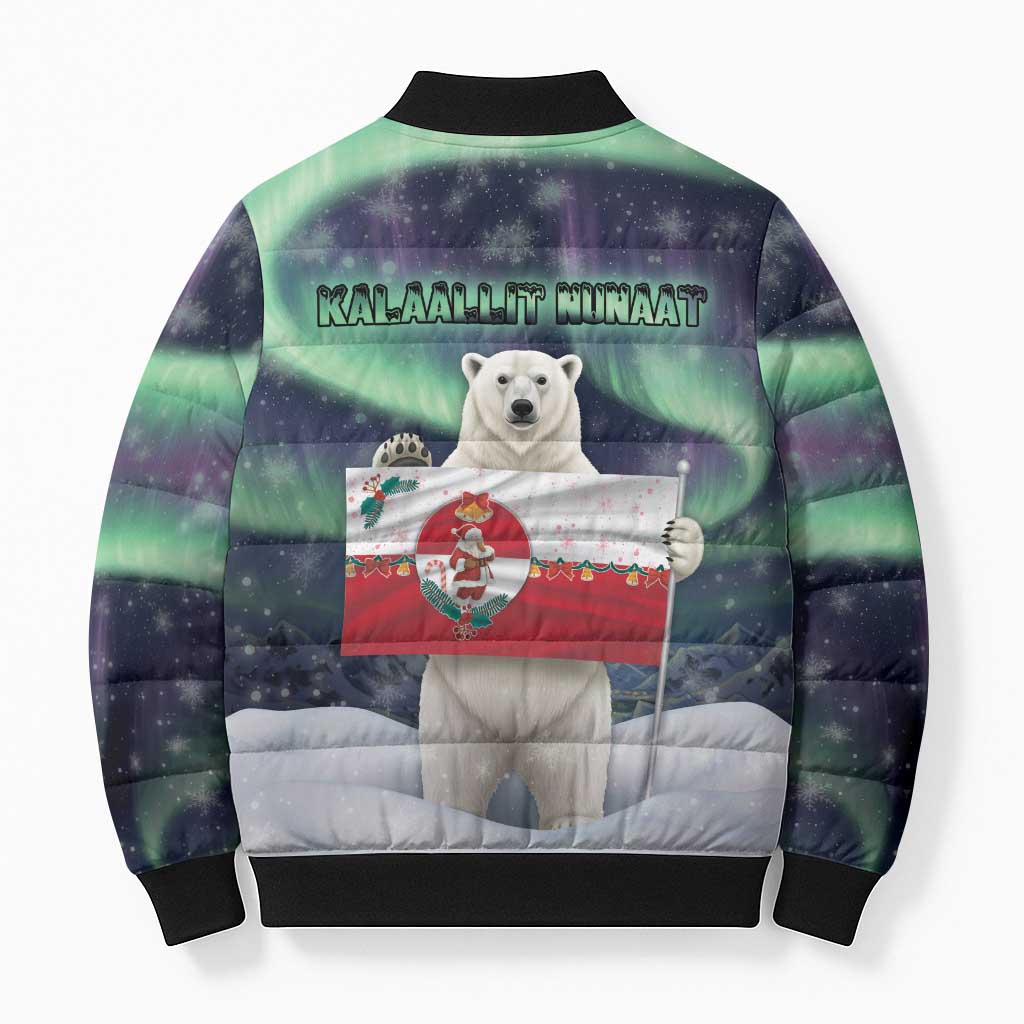 Greenland Christmas Bomber Puffer Jacket Juullimi Pilluaritsi - Wonder Print Shop