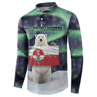 Greenland Christmas Button Sweatshirt Juullimi Pilluaritsi - Wonder Print Shop