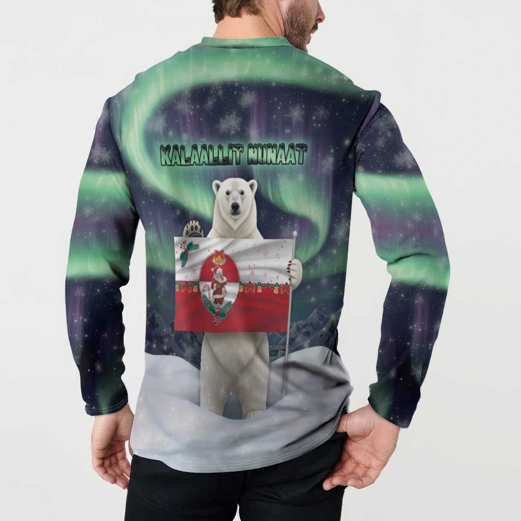 Greenland Christmas Button Sweatshirt Juullimi Pilluaritsi - Wonder Print Shop