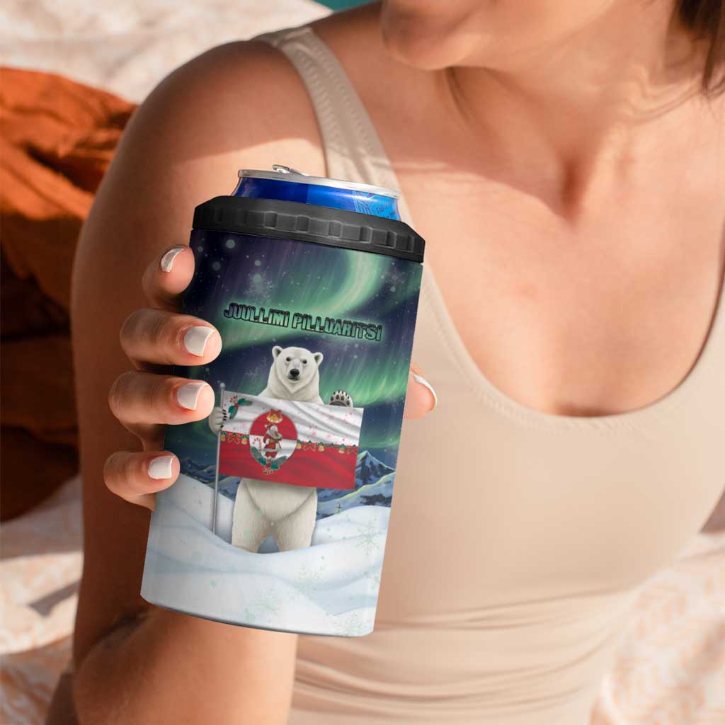 Greenland Christmas 4 in 1 Can Cooler Tumbler Juullimi Pilluaritsi - Wonder Print Shop