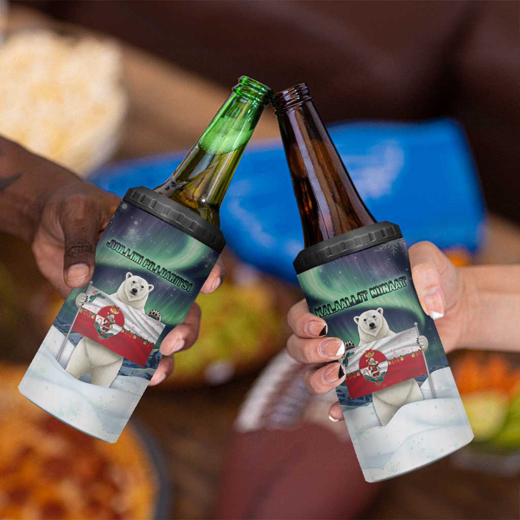 Greenland Christmas 4 in 1 Can Cooler Tumbler Juullimi Pilluaritsi - Wonder Print Shop